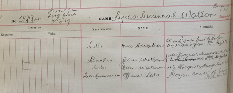 WATSON, Louisa Susanna